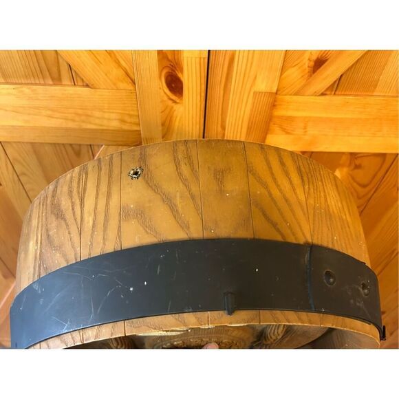 Vintage Miller Lite A FINE PILSNER BEER Barrel End Round Sign 18x18. Bar-mancave - Picture 6 of 9